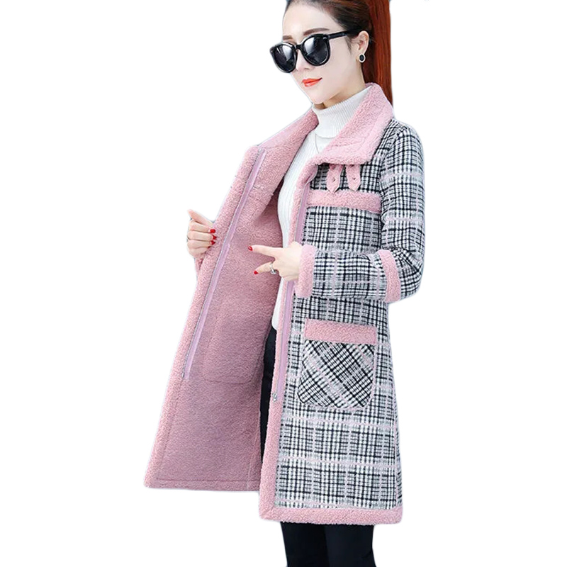 Trench Coat Formal - New Winter Lamb Wool Woolen Coat