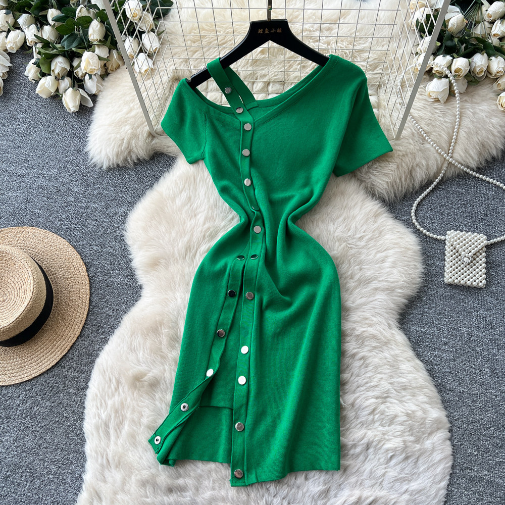 Dress Women Mid Length Dresses - огляд і ціна Wrap Dress Work
