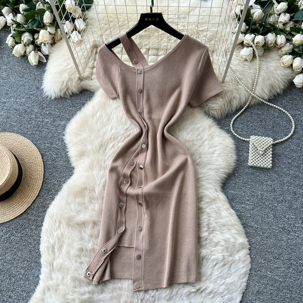 Dress Women Mid Length Dresses - огляд і ціна Wrap Dress Work