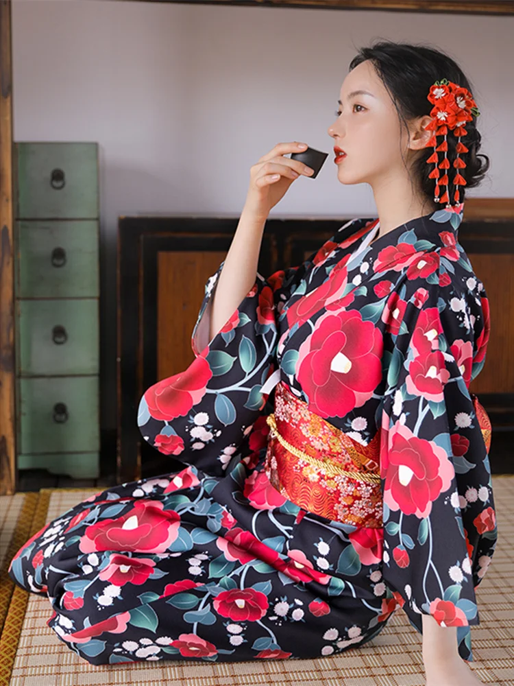 Vintage Style Women's Floral P - огляд і ціна Japanese Women Formal Wear