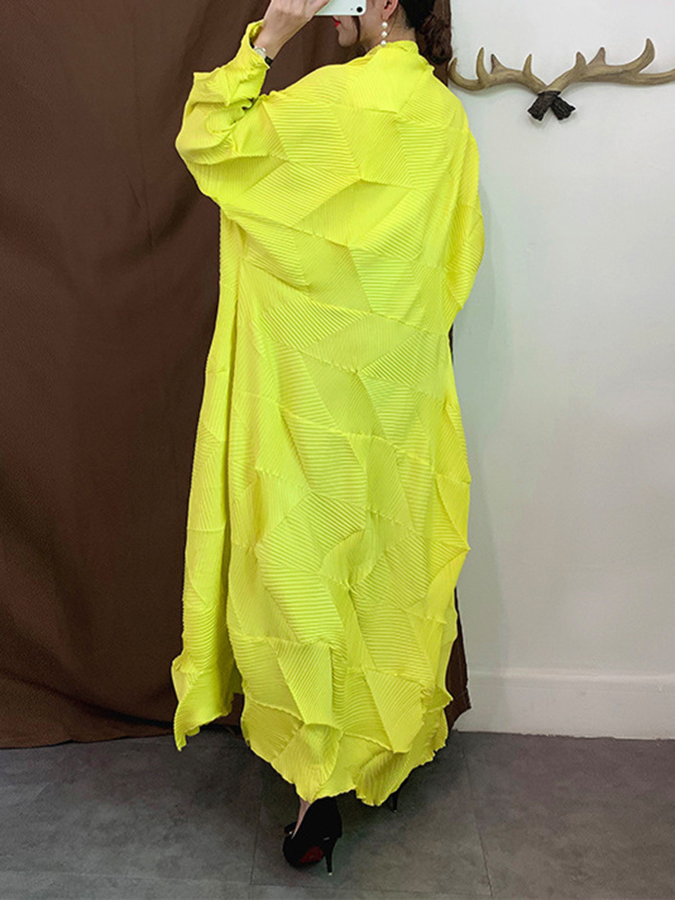 Miyake Pleated Long Trench Coa - огляд і ціна Trench Coat Formal