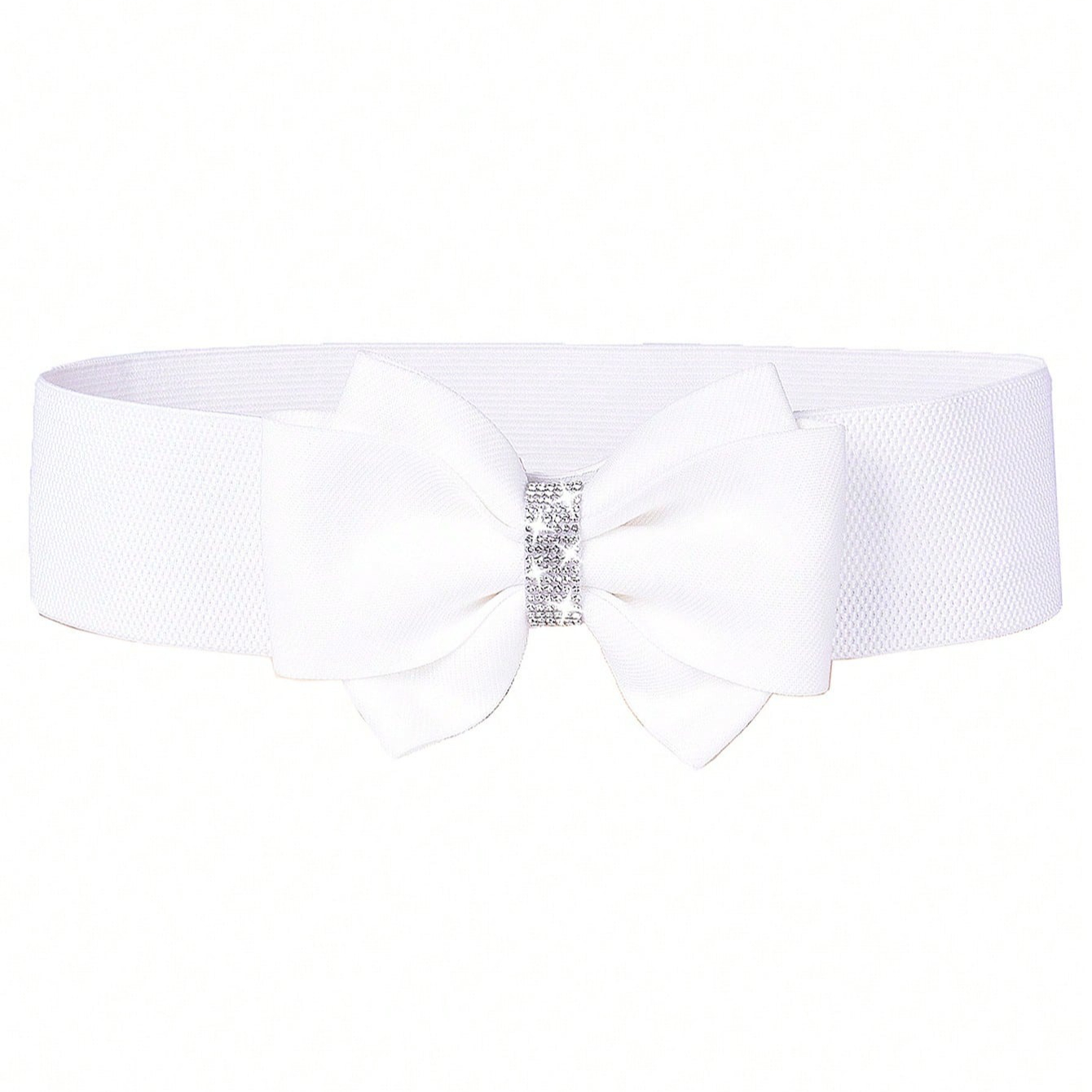 White Bow Belt Wide Elastic Be - огляд і ціна Formal Wear For Women Xl