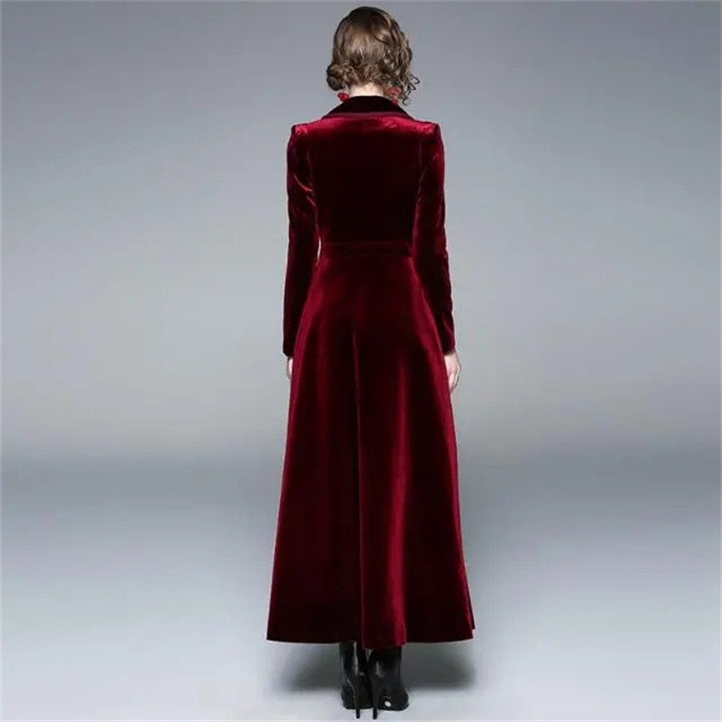Golden Velvet Long Windbreaker - огляд і ціна Trench Coat Formal