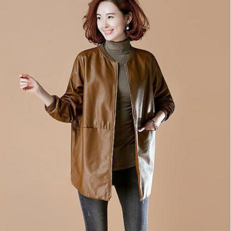 Fashion Plus Size Leather Jack - огляд і ціна Trench Coat Formal