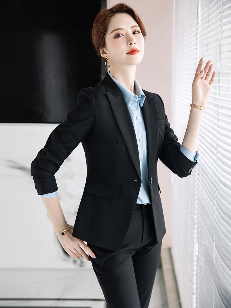 Gray Suit Set for Women Spring - огляд і ціна Women Formal Wear For Interview