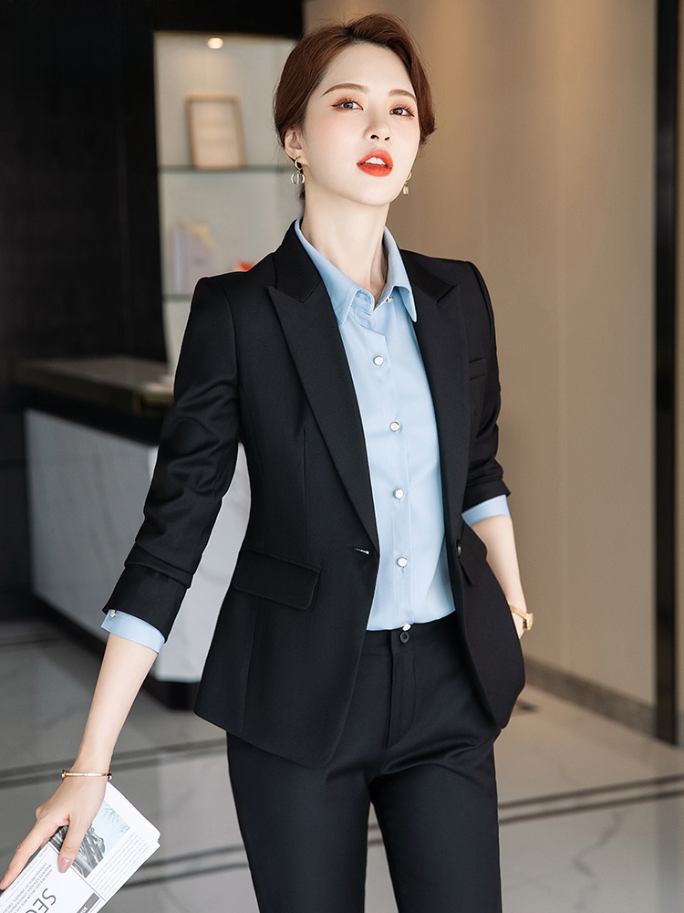 Gray Suit Set for Women Spring - огляд і ціна Women Formal Wear For Interview