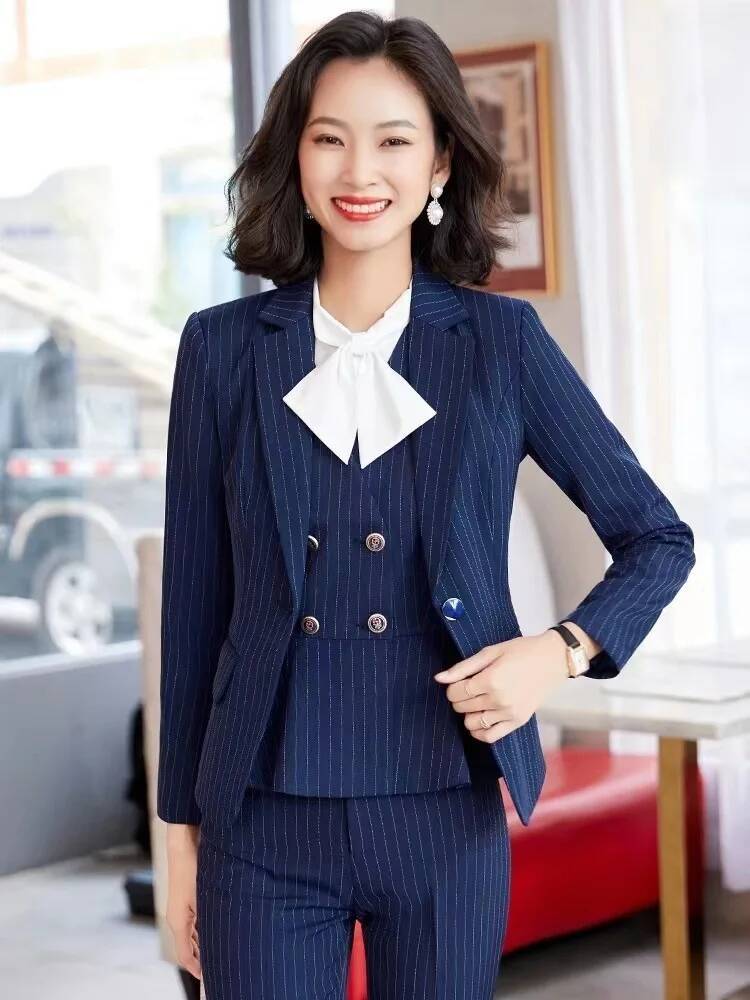 Fashion Striped Formal Busines - огляд і ціна Women Formal Wear For Interview