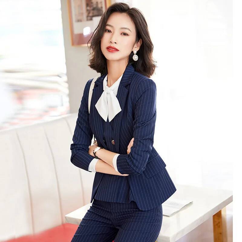 Fashion Striped Formal Busines - огляд і ціна Women Formal Wear For Interview