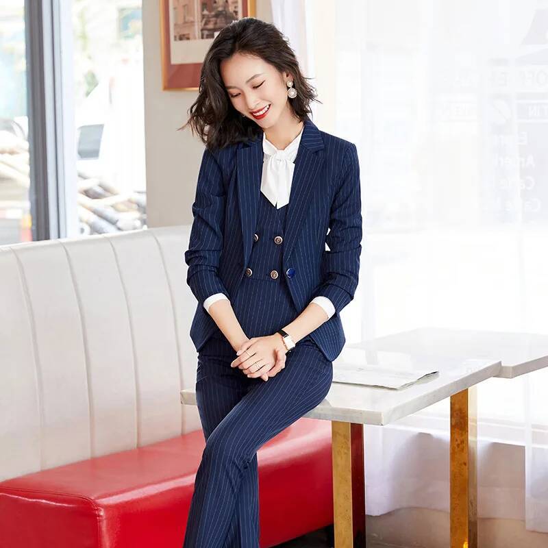 Fashion Striped Formal Busines - огляд і ціна Women Formal Wear For Interview