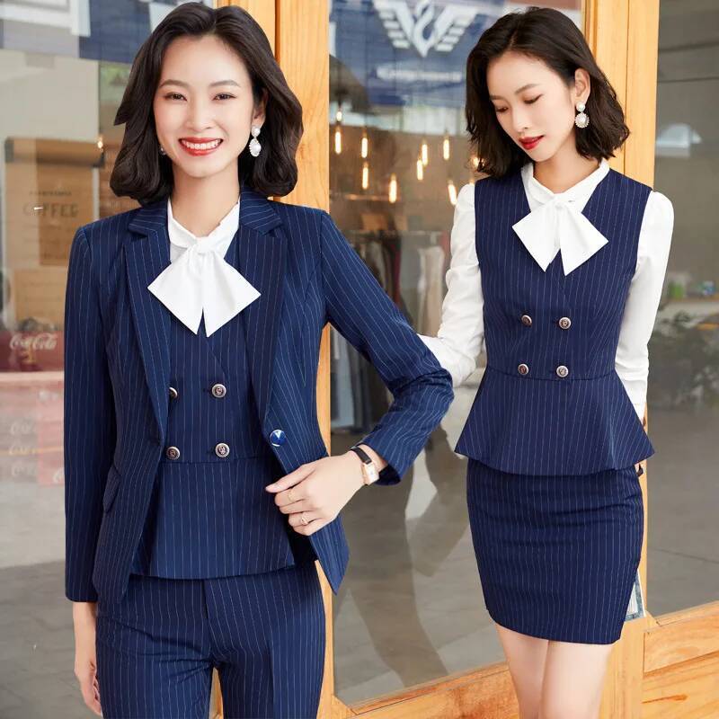 Fashion Striped Formal Busines - огляд і ціна Women Formal Wear For Interview