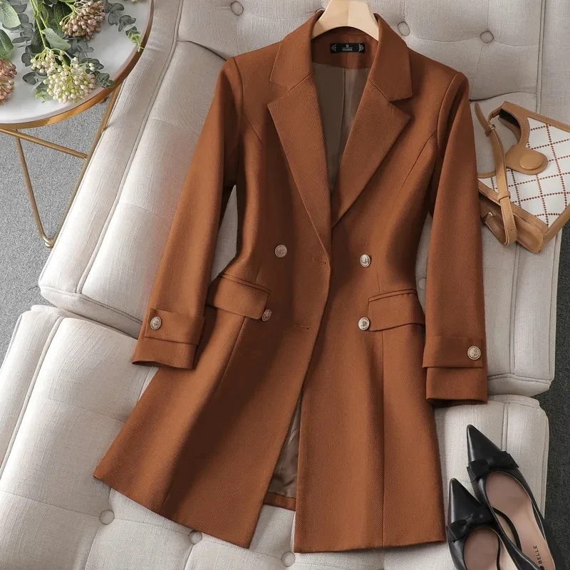 Autumn Winter Jacket Women Lon - огляд і ціна Women'S Office Formal Wear For Ladies