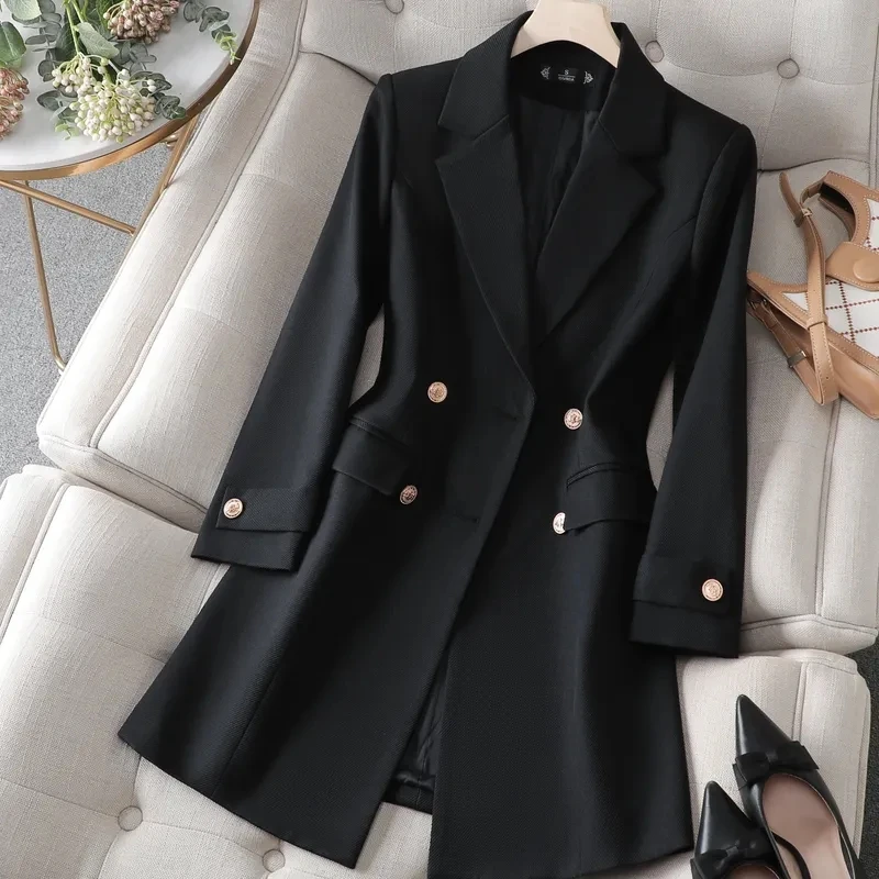 Autumn Winter Jacket Women Lon - огляд і ціна Women'S Office Formal Wear For Ladies