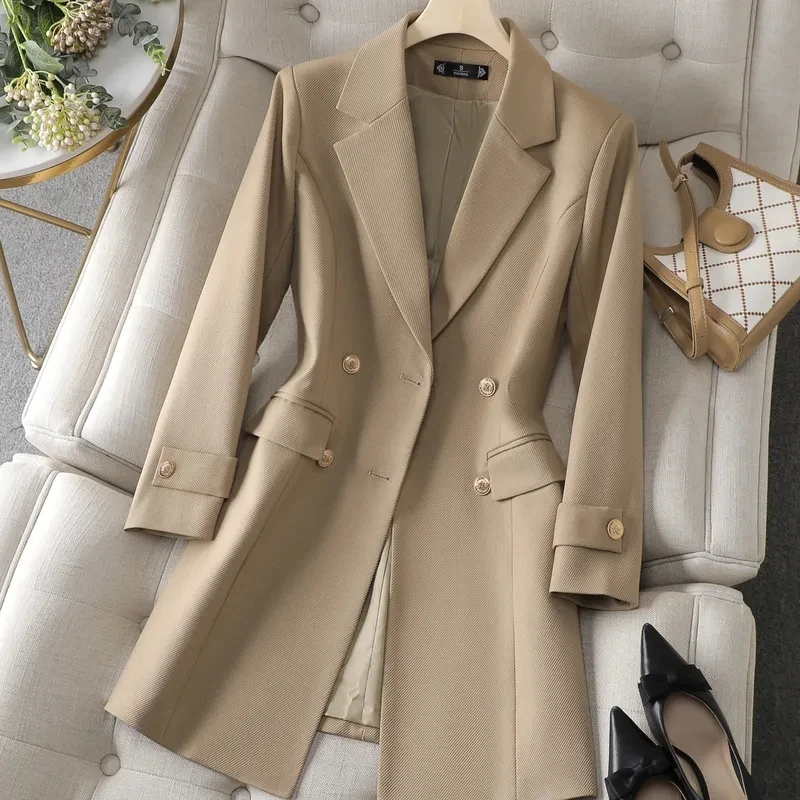 Autumn Winter Jacket Women Lon - огляд і ціна Women'S Office Formal Wear For Ladies