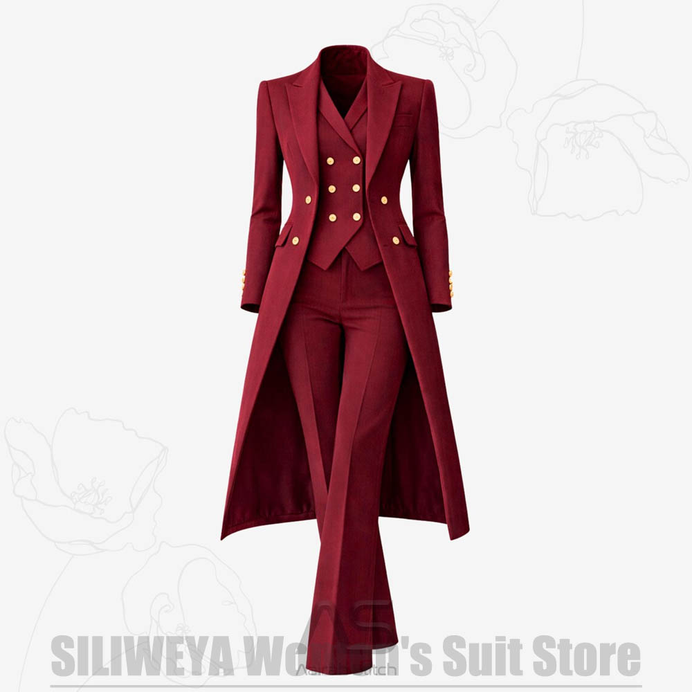 Women's Suit 3 Piece Double Br - огляд і ціна Women'S Office Formal Wear For Ladies
