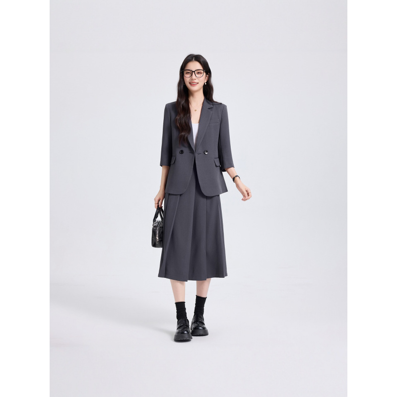 Navy Blue Women's Suit Set for - огляд і ціна Women Formal Wear For Interview