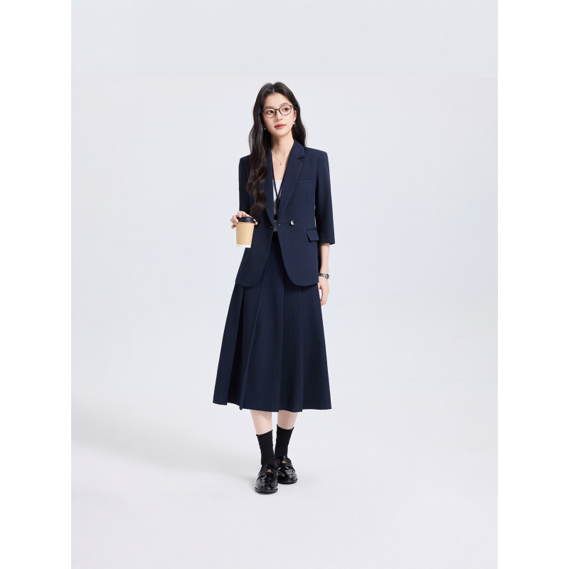 Navy Blue Women's Suit Set for - огляд і ціна Women Formal Wear For Interview