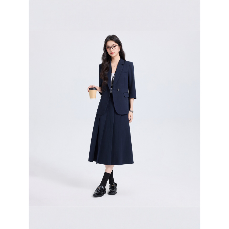Navy Blue Women's Suit Set for - огляд і ціна Women Formal Wear For Interview