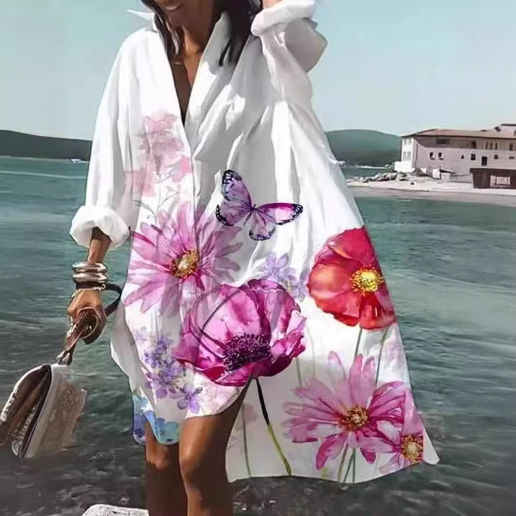 2025 plus size loose shirt dre - огляд і ціна Women Formal Office Wear Tops