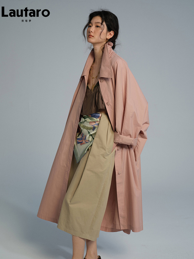 Lautaro Spring Autumn Long Ove - огляд і ціна Trench Coat Formal