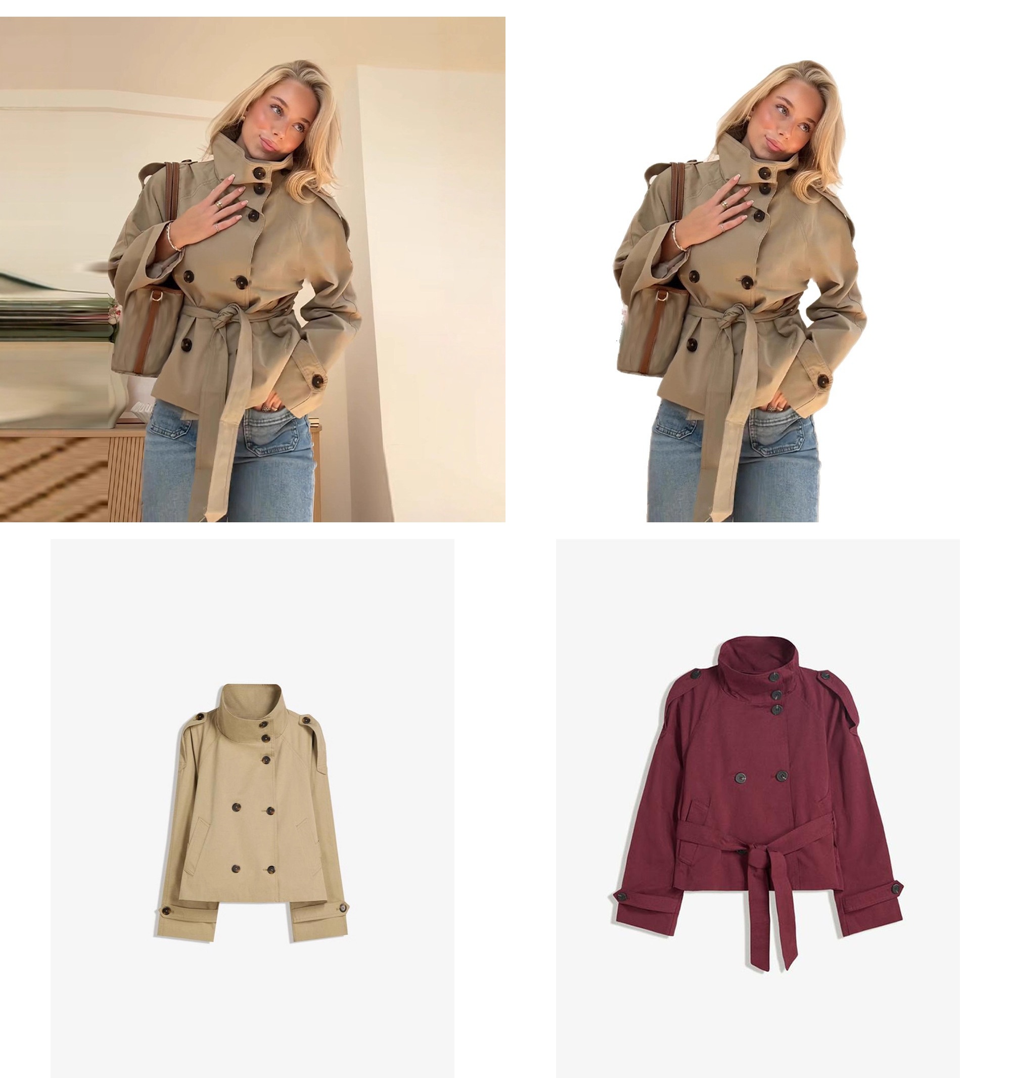 Women's Double Breasted Trench - огляд і ціна Trench Coat Formal