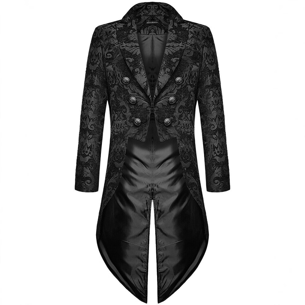 Men's Gothic Tailcoat Steampun - огляд і ціна Trench Coat Formal