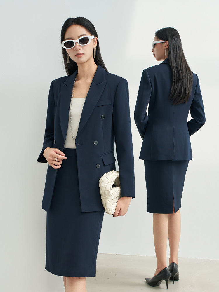 Navy Blue Professional Skirt S - огляд і ціна Women Formal Wear For Interview