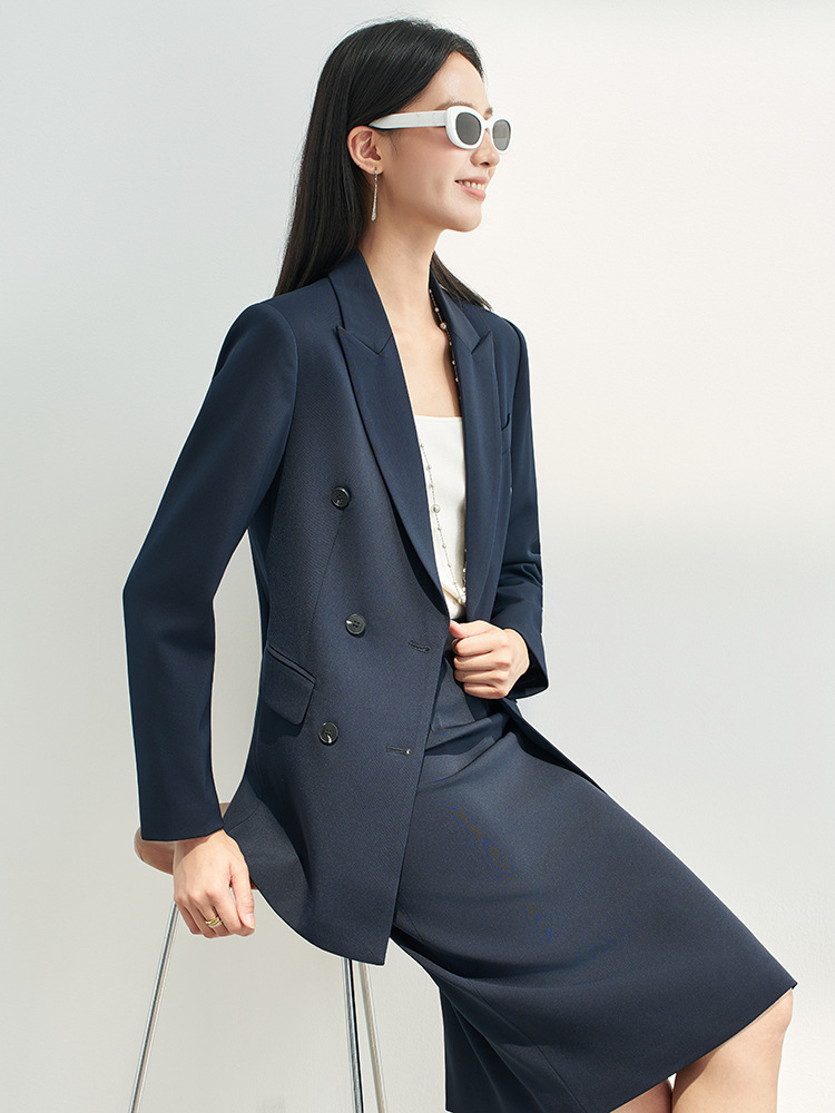 Navy Blue Professional Skirt S - огляд і ціна Women Formal Wear For Interview
